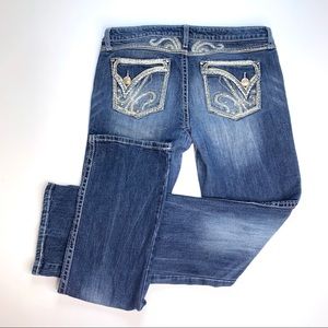 Rock 47 Wrangler Jeans 34x33 (32.5) B713